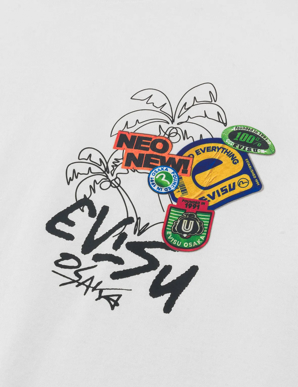 SPRING/ SUMMER COLLECTION 2025 Sticker Godhead Loose Fit T-shirt