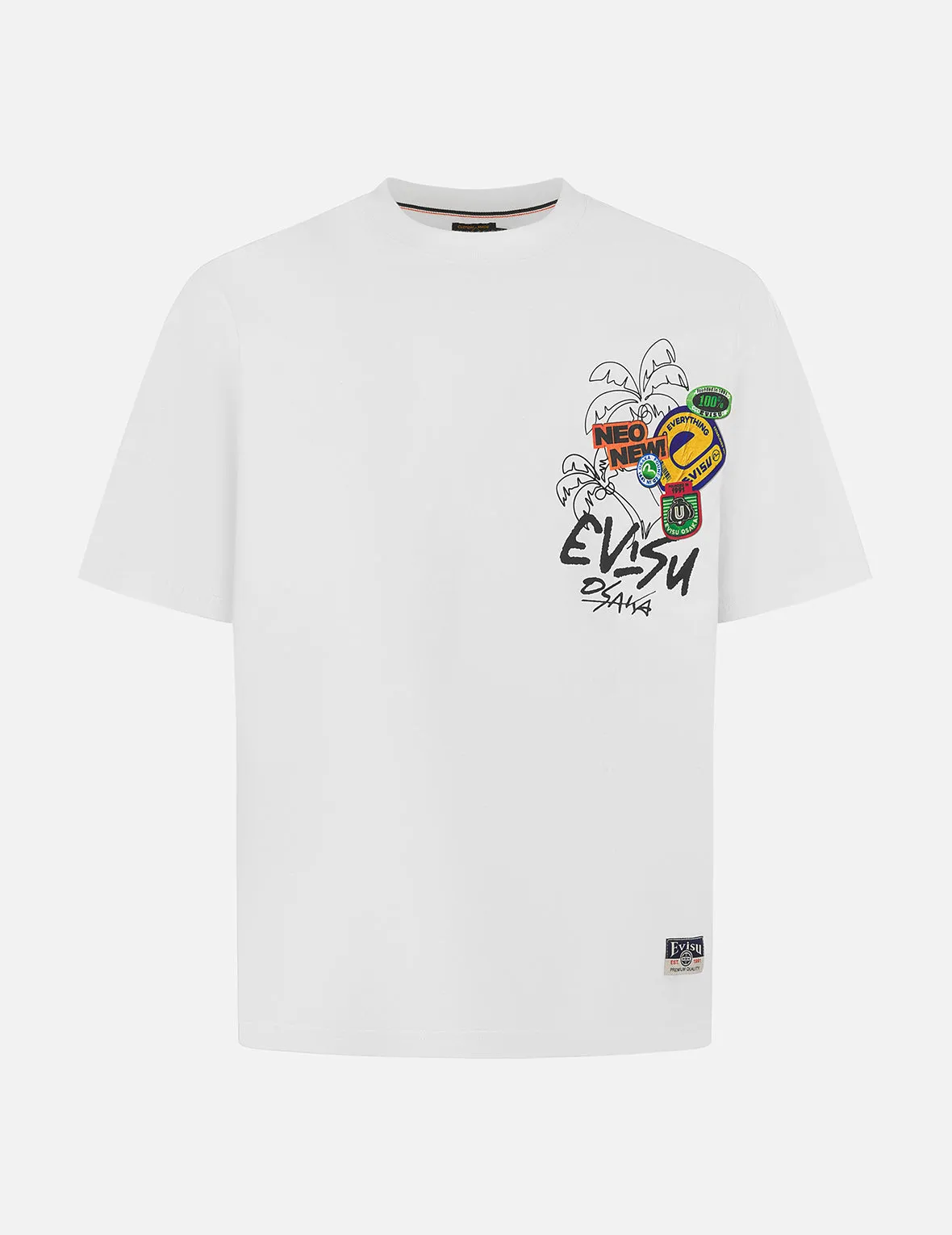 SPRING/ SUMMER COLLECTION 2025 Sticker Godhead Loose Fit T-shirt