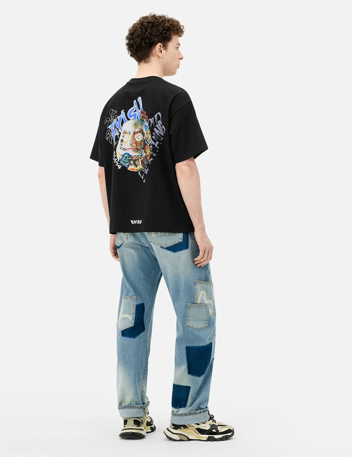 SPRING/ SUMMER COLLECTION 2025 Sticker Godhead Loose Fit T-shirt