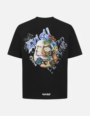 SPRING/ SUMMER COLLECTION 2025 Sticker Godhead Loose Fit T-shirt