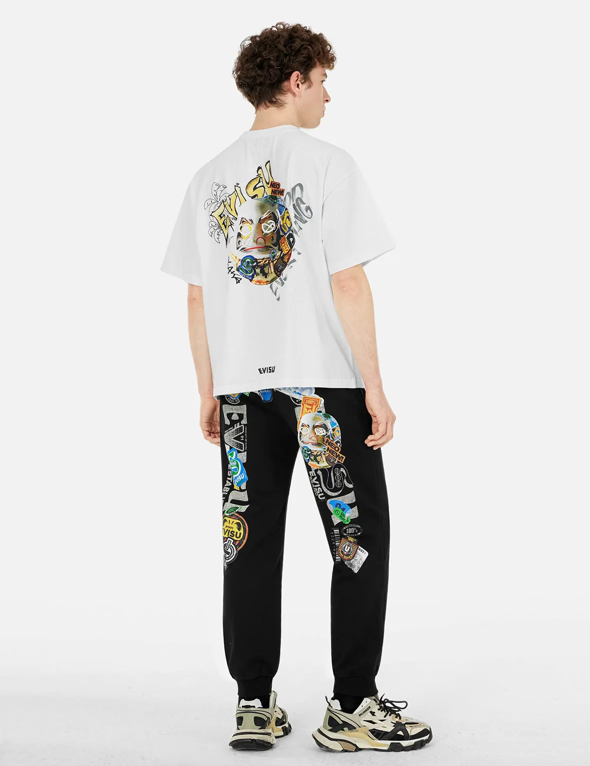 SPRING/ SUMMER COLLECTION 2025 Sticker Godhead Loose Fit T-shirt