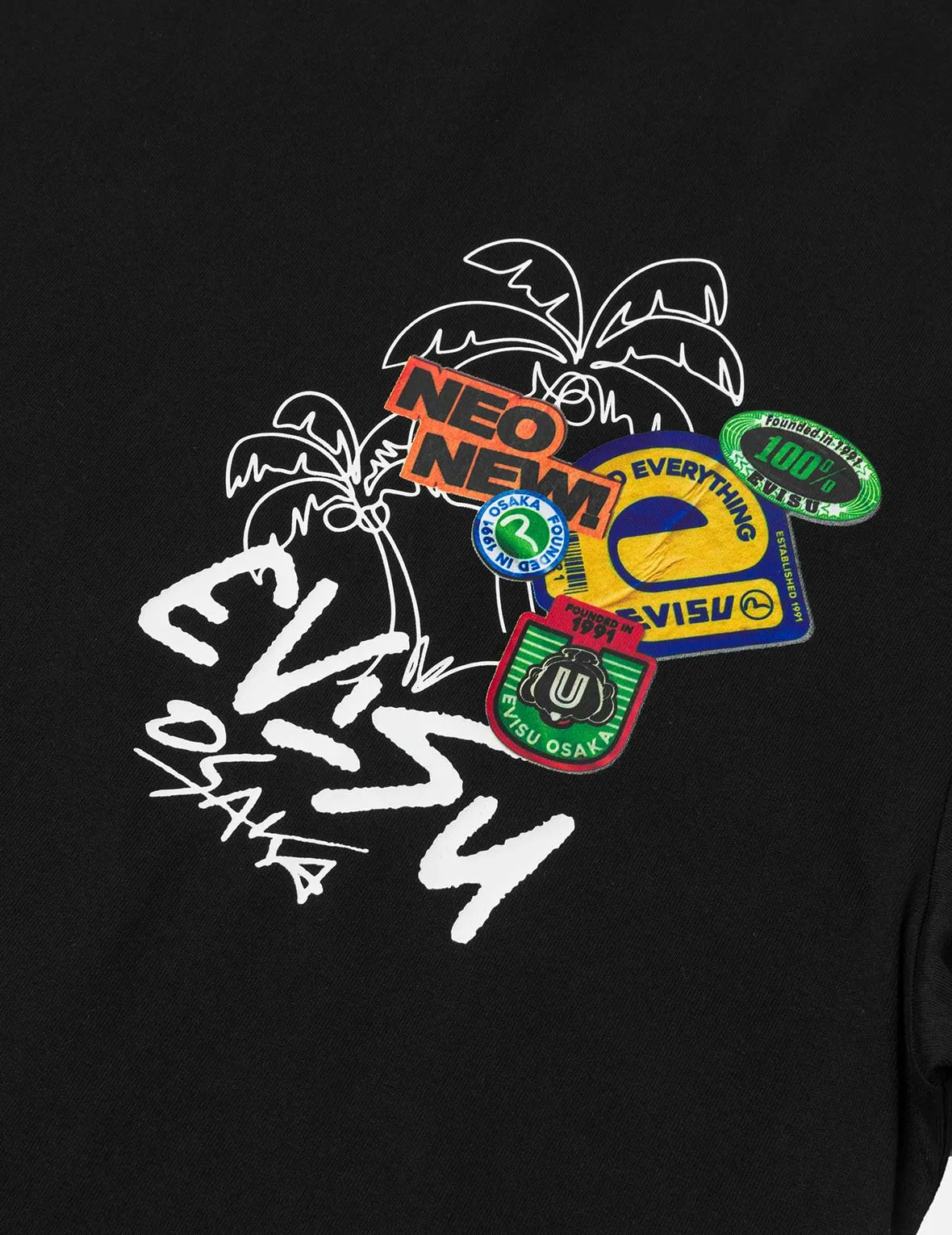 SPRING/ SUMMER COLLECTION 2025 Sticker Godhead Loose Fit T-shirt