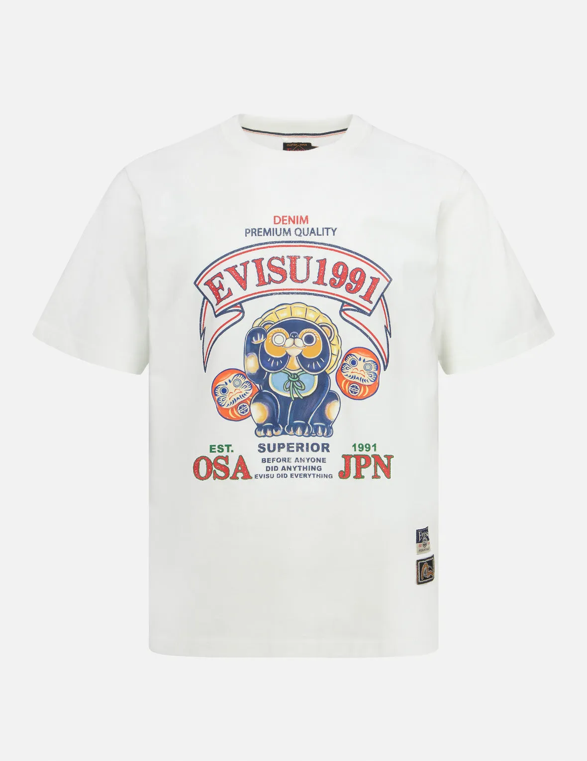 SPRING/ SUMMER COLLECTION 2025 Tanuki and Daruma Print Regular Fit T-Shirt