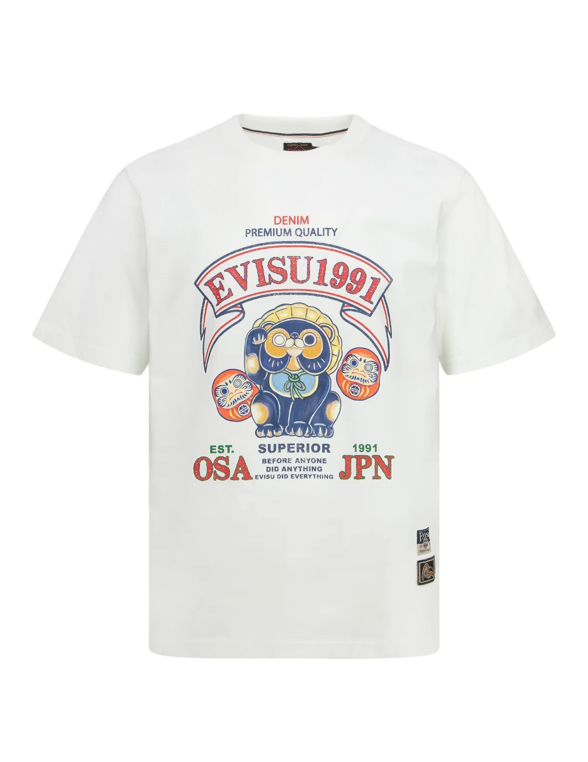 SPRING/ SUMMER COLLECTION 2025 Tanuki and Daruma Print Regular Fit T-Shirt