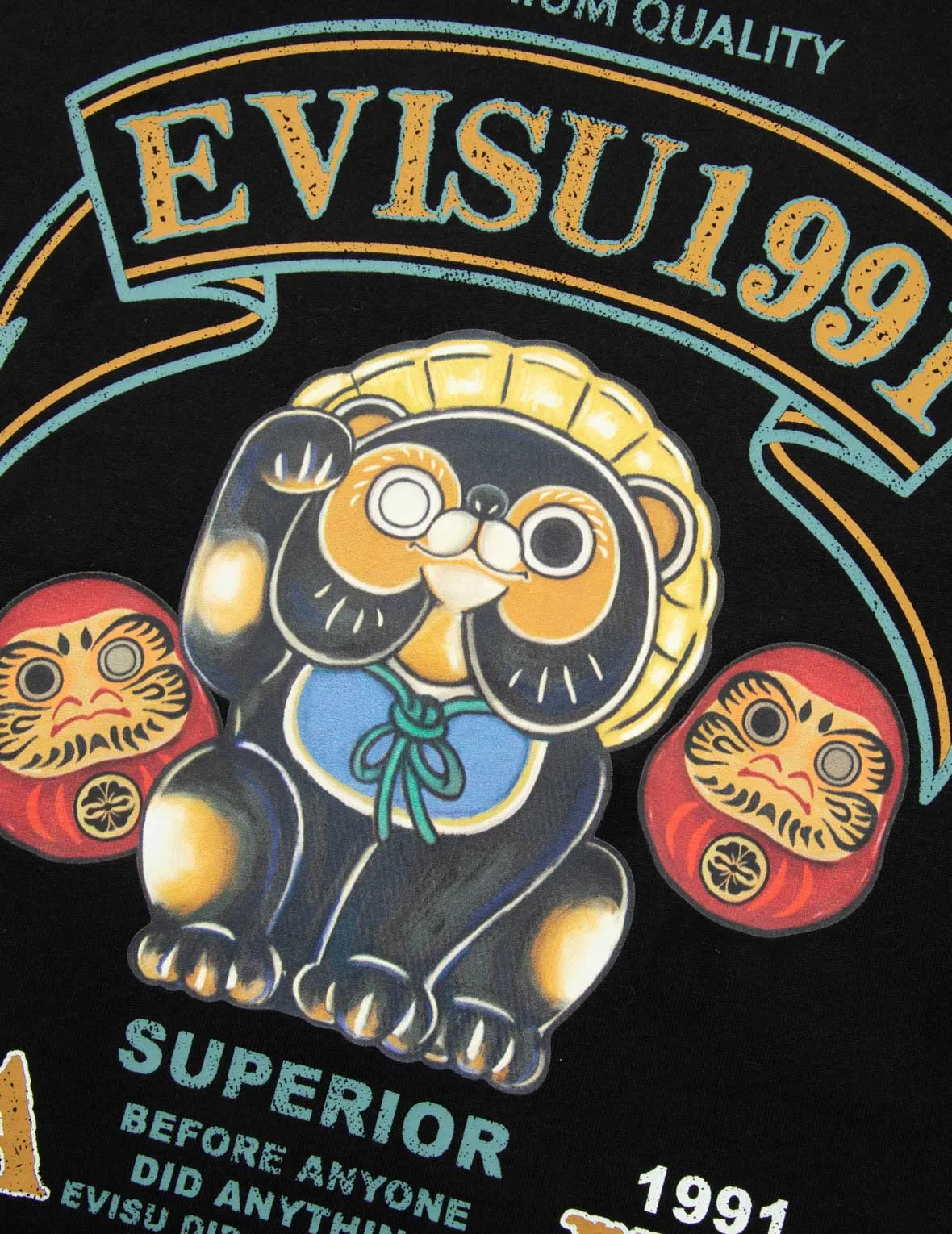 SPRING/ SUMMER COLLECTION 2025 Tanuki and Daruma Print Regular Fit T-Shirt