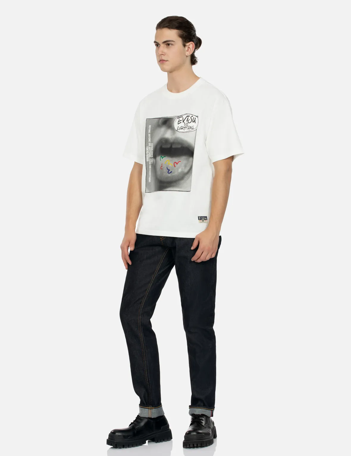 SPRING/ SUMMER COLLECTION 2025 Vintage Image Print Relax Fit T-shirt