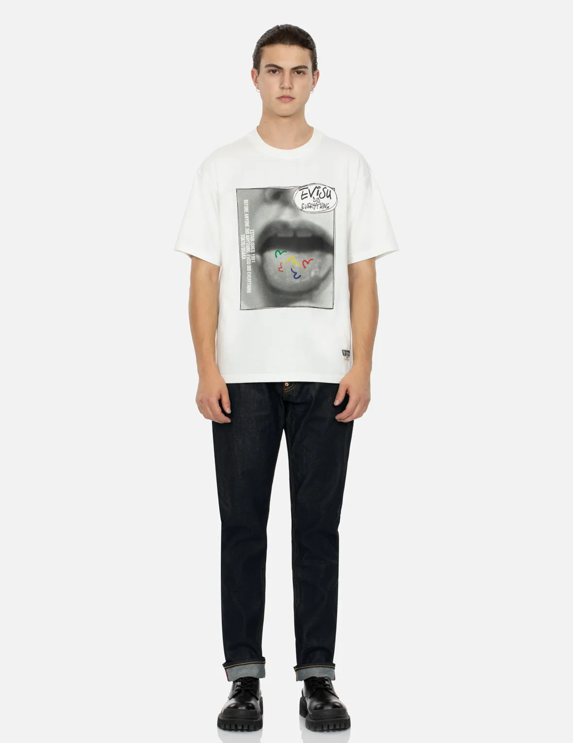 SPRING/ SUMMER COLLECTION 2025 Vintage Image Print Relax Fit T-shirt