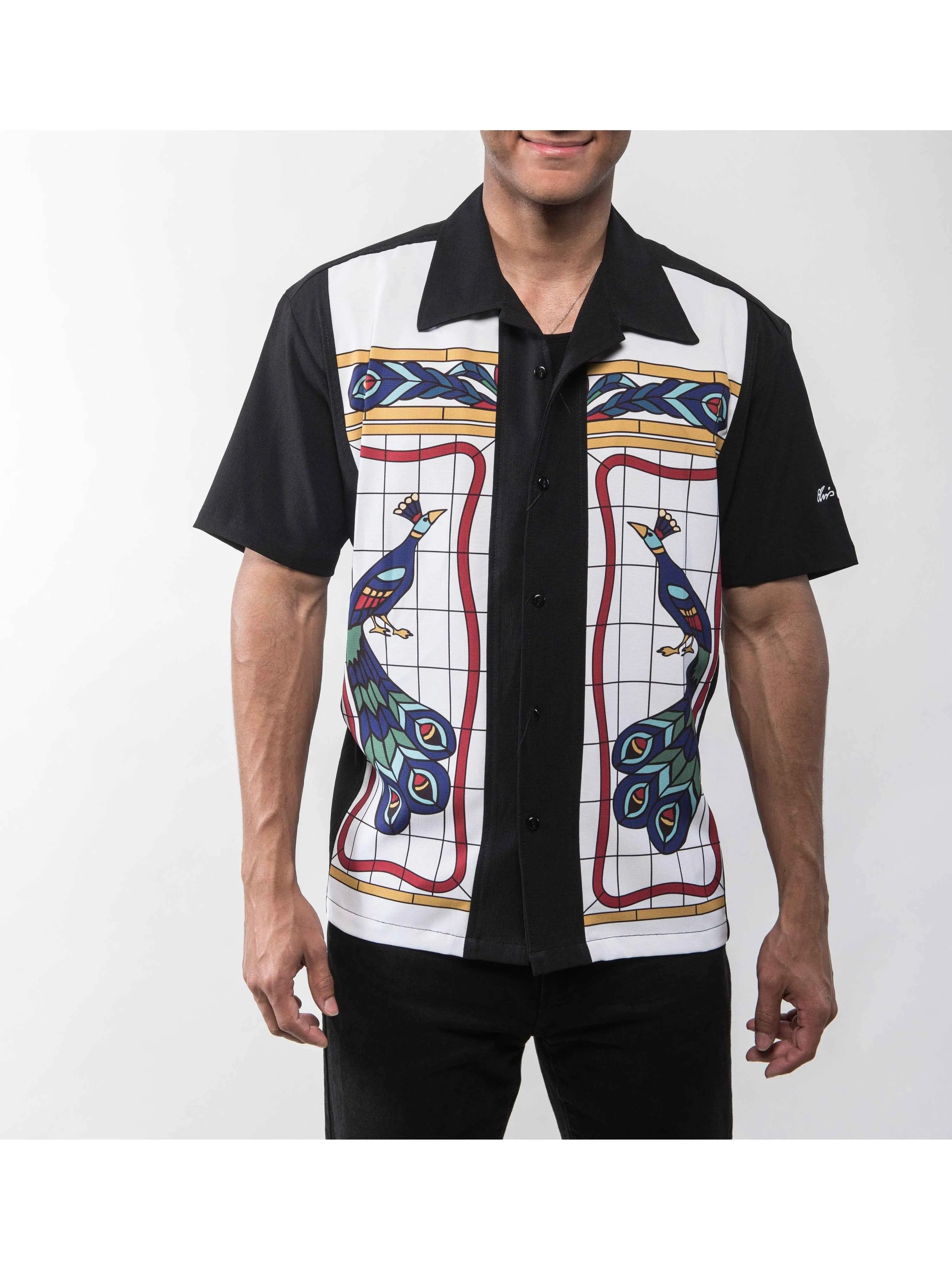 Stained Glass Peacock Shirt