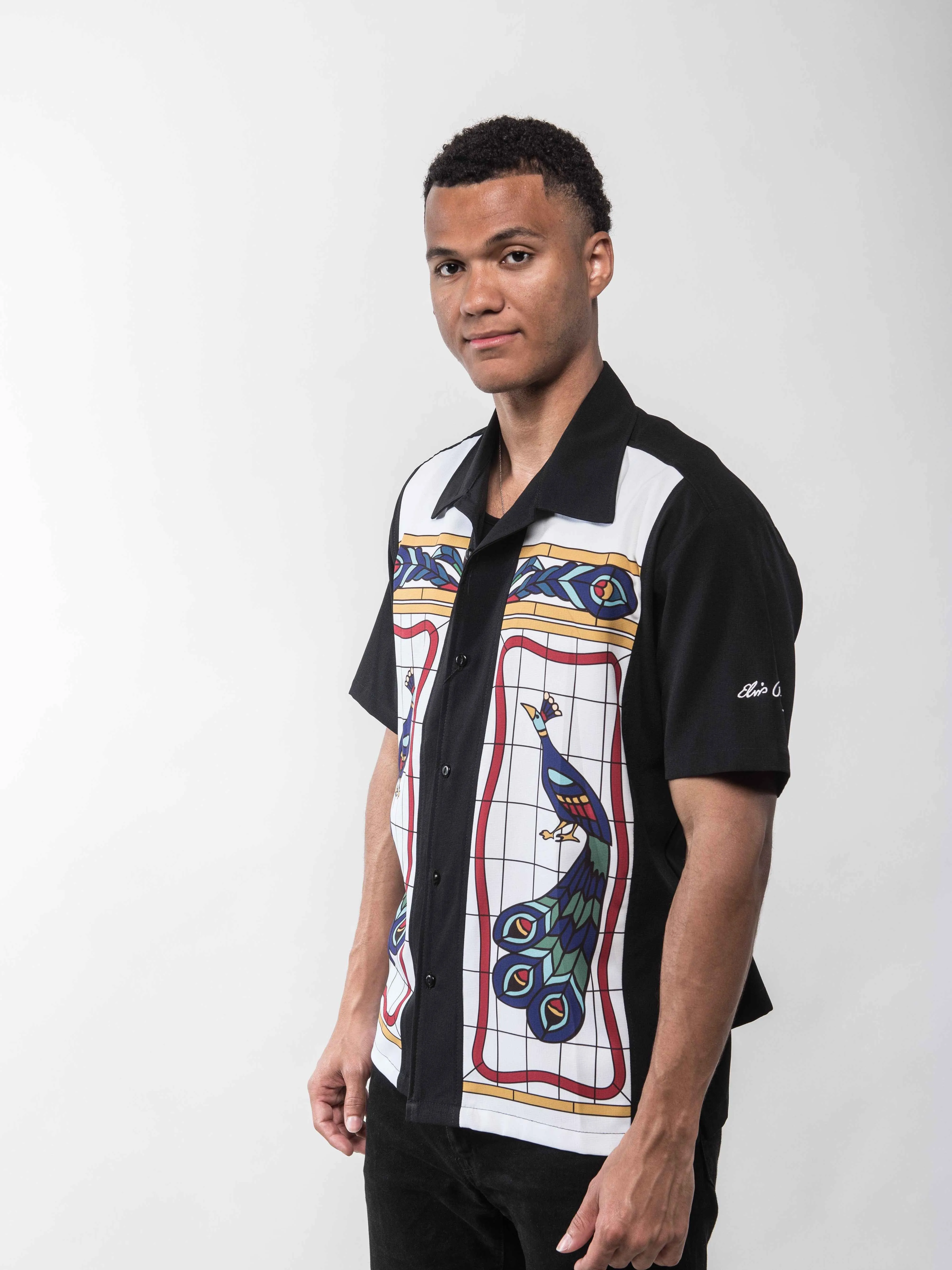 Stained Glass Peacock Shirt