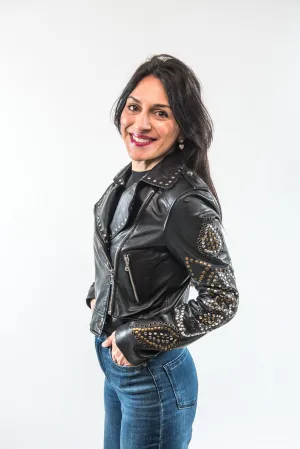 Studded Leather Jacket