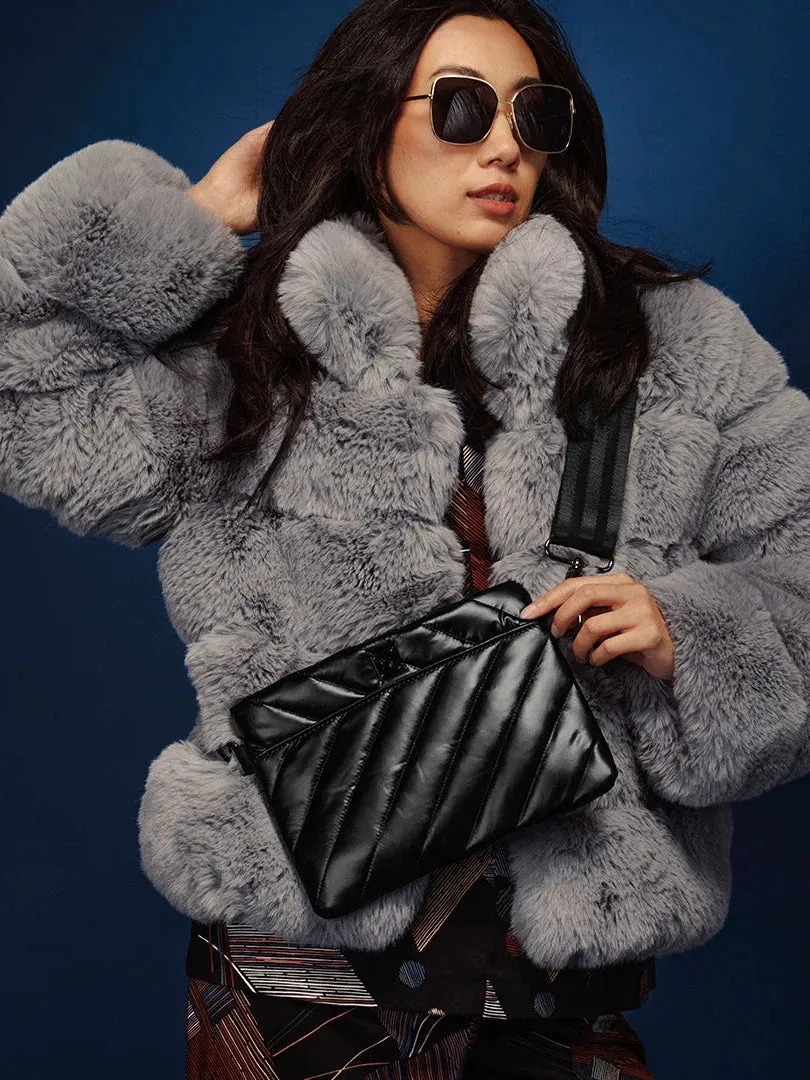 THINK ROYLN - DIAGONAL BUM BAG 2.0 | Pearl Black