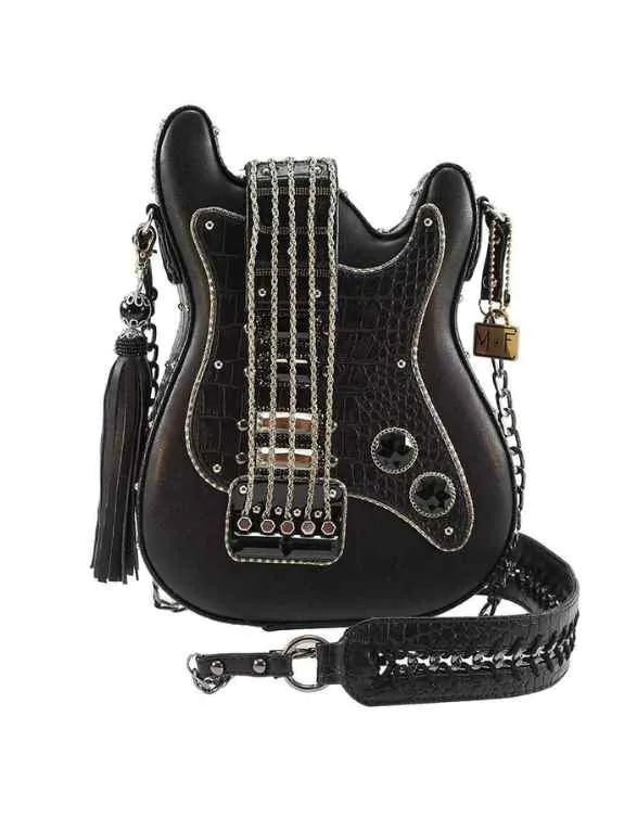 Turn It Up Crossbody Guitar Handbag