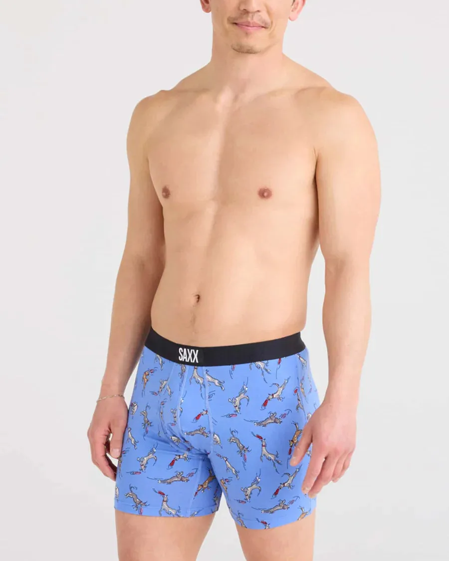 Ultra Super Soft Boxer Brief 5" -  Disc Dogs-Sail Blue
