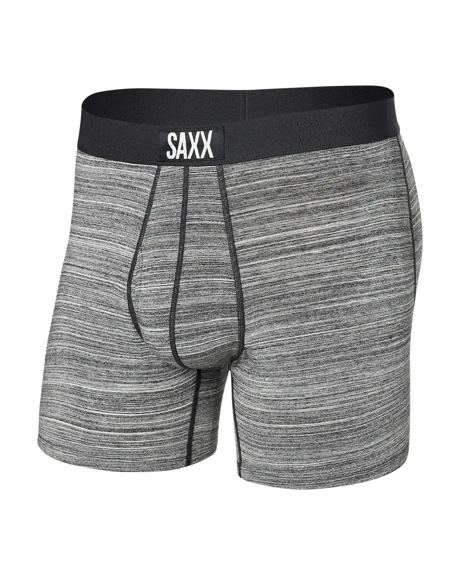 Ultra Super Soft Boxer Brief 5" - Spacedye Stripe