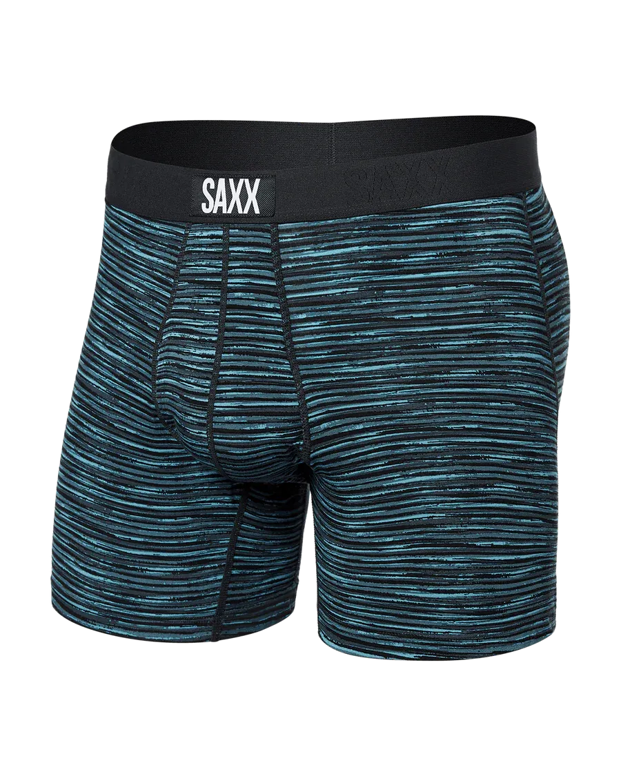 Ultra Super Soft Boxer Brief 5" - Spacedye Stripe
