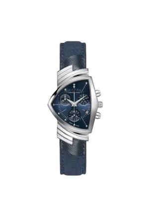 Ventura Chrono Quartz Watch - Blue/Silver