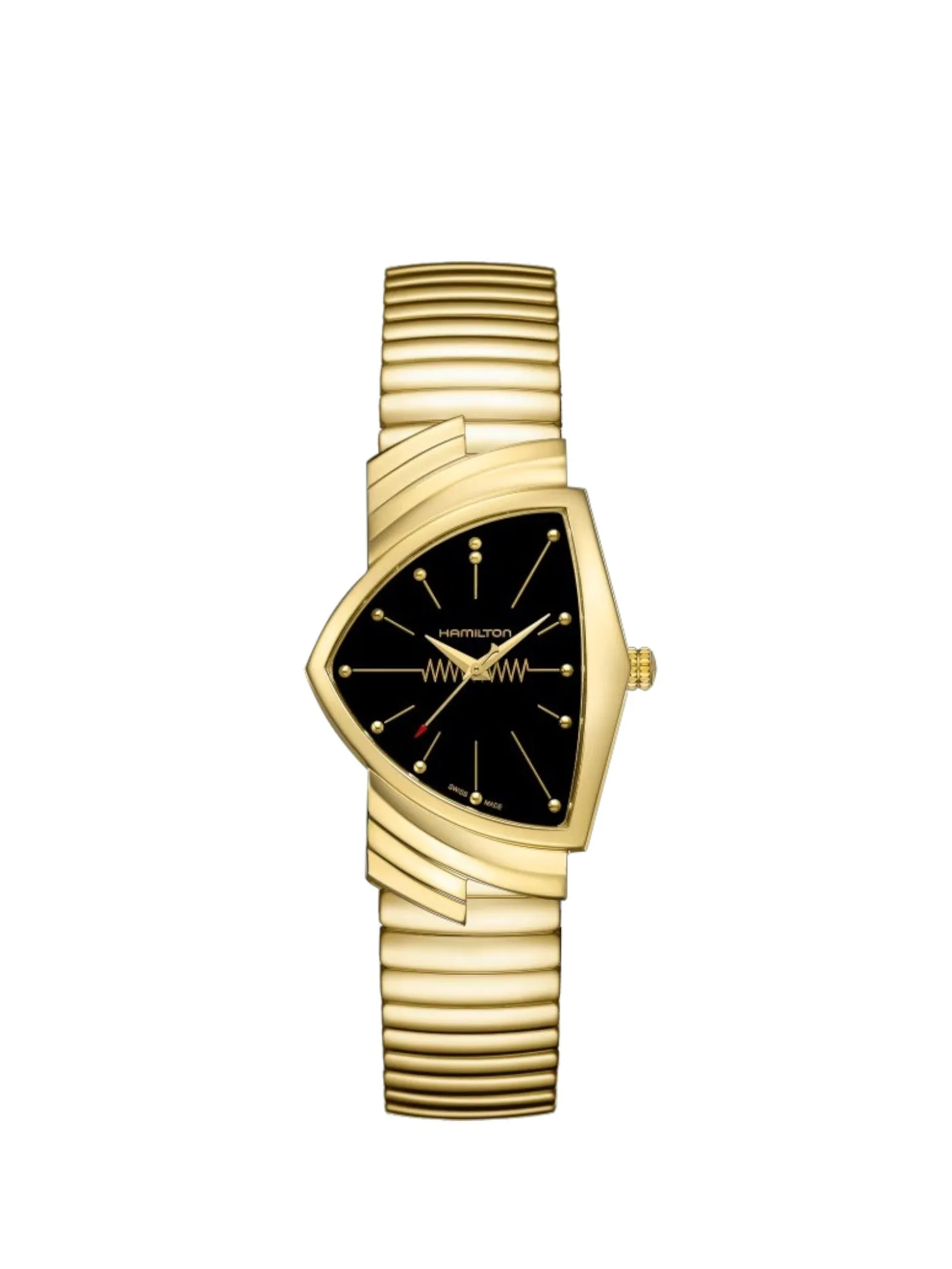Ventura Quartz Watch - Black/Gold