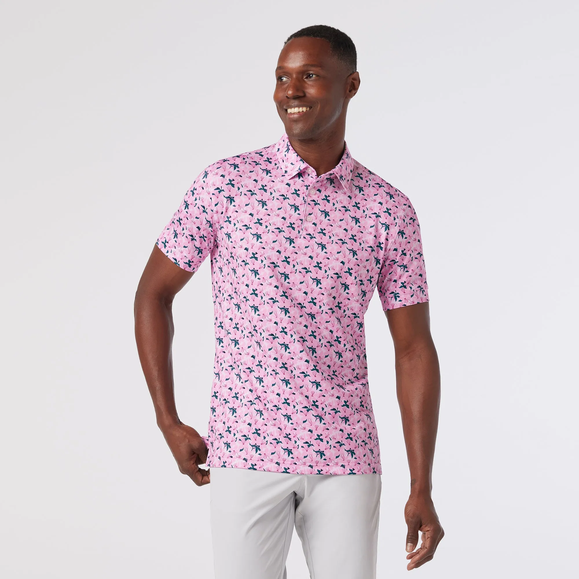 Versa Polo - Pink Azaleas