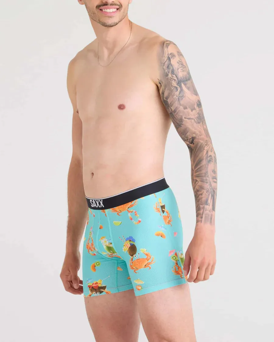 Volt Breathable Mesh Boxer Brief 5" - Crab Cocktail