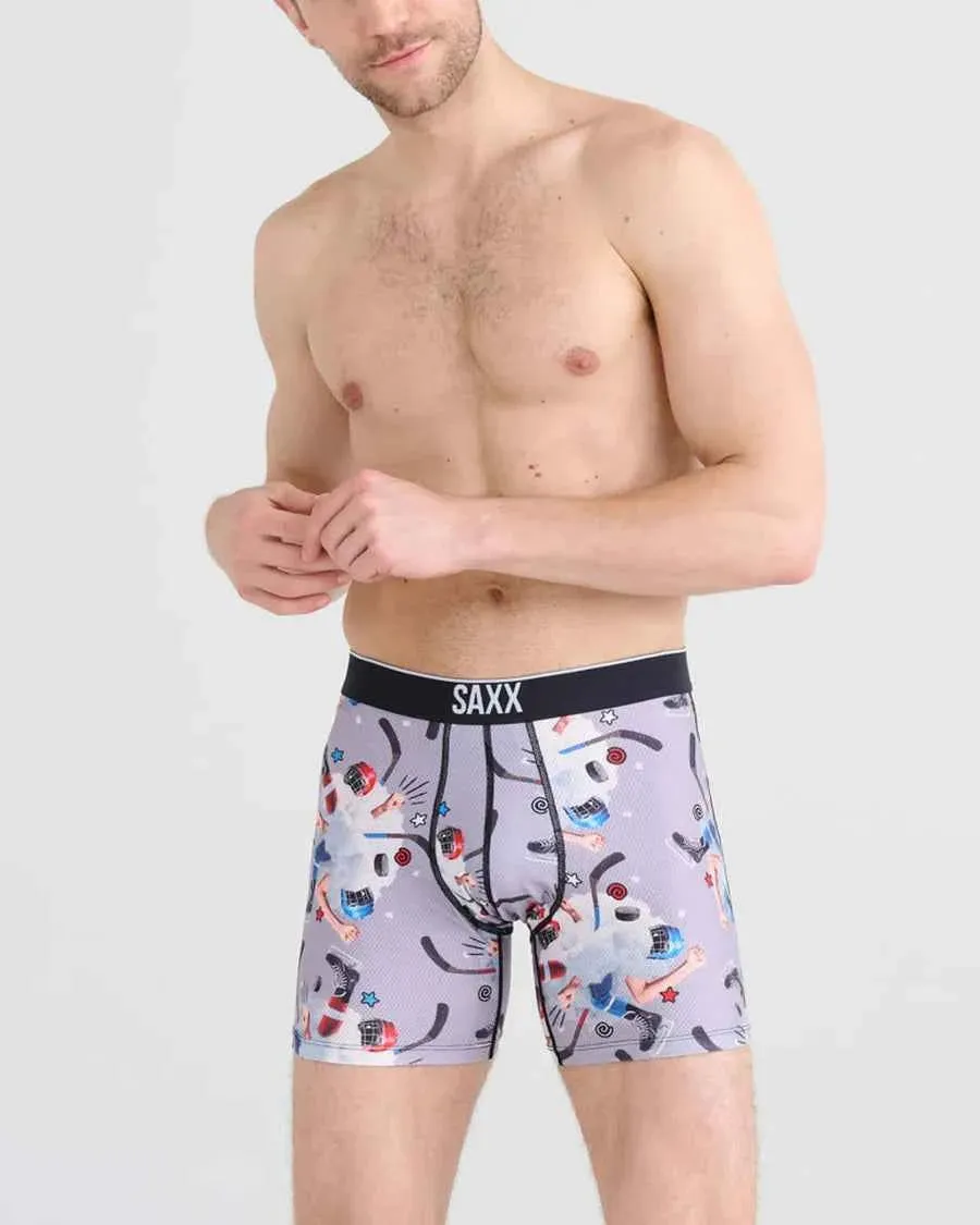 Volt Breathable Mesh Boxer Brief 5" - Timeout Grey