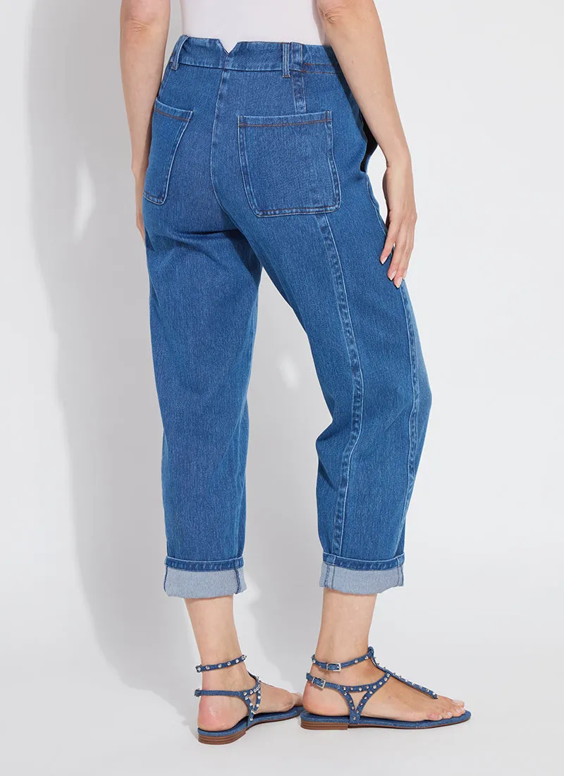 Winslet Cuffed Barrel Crop Jeans
