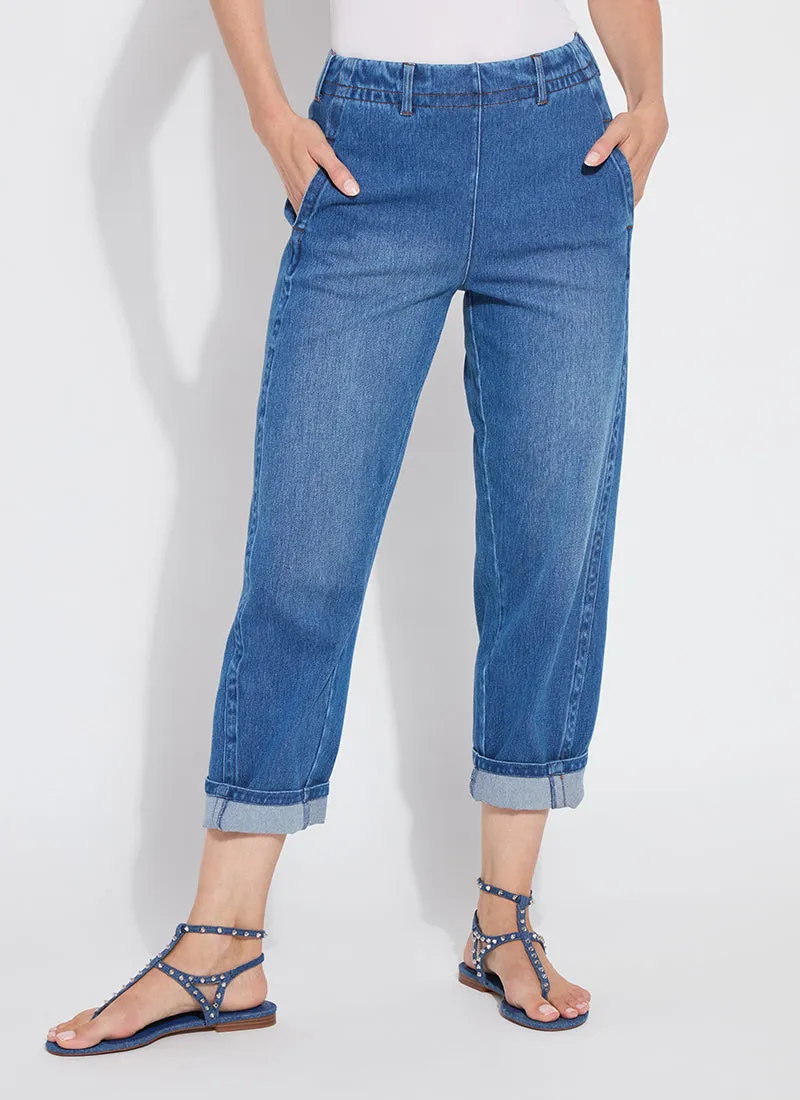 Winslet Cuffed Barrel Crop Jeans